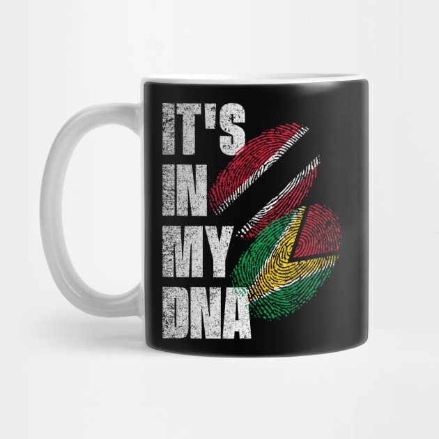 Trinidadian And Guyanese Mix DNA Flag Heritage by simonStufios